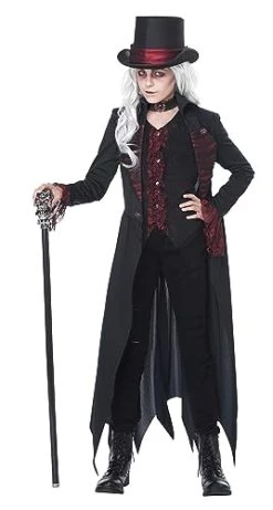California Costumes Gothic Vampiress Child Costume