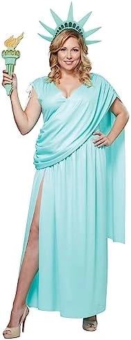 Lady Liberty Plus Size Costume 8 Lady Liberty Plus Size Costume - Image 6