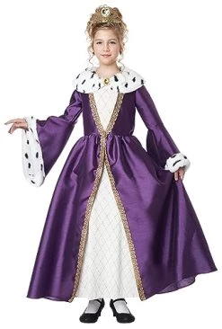 Queen For A Day Girls Royal Halloween Costume