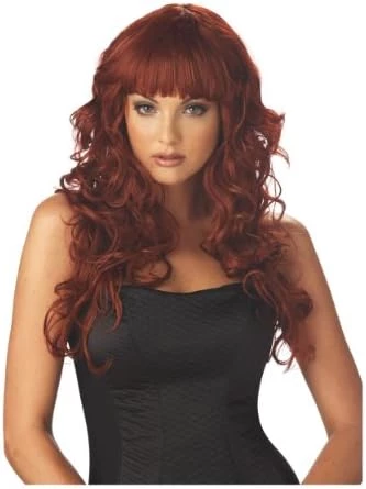 California Costumes Sexy Burgundy Wig 4 California Costumes Sexy Burgundy Wig - Image 2