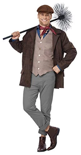 California Costumes Men's Chimney Sweep - Adult Costume Adult Costume, Brown, Large/Extra Large 3 California Costumes Men's Chimney Sweep - Adult Costume Adult Costume, Brown, Large/Extra Large