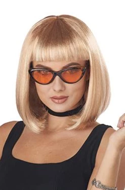 California Costumes Women's 90's Pretty Woman Wig, Blonde, One Size