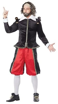 California Costumes Men's William Shakespeare-Adult Costume 6 California Costumes Men's William Shakespeare-Adult Costume -California Costume Collections Shop 41VfEeSjMWL