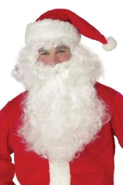 California Costumes Men's Santa Claus Beard And Wig Set