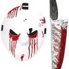 California Costumes Men's Slasher Hockey Mask And Knife Jason Horror Gore 1 California Costumes Men's Slasher Hockey Mask And Knife Jason Horror Gore -California Costume Collections Shop 41YVSiYb5L