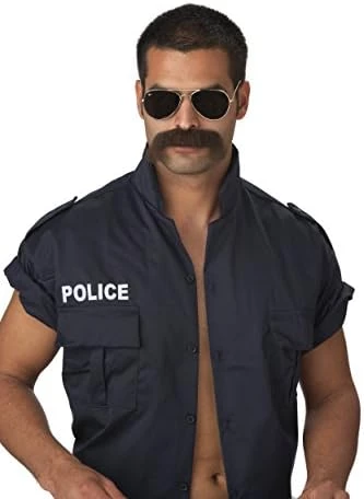 California Costumes Cop Mustache 4 California Costumes Cop Mustache - Image 2