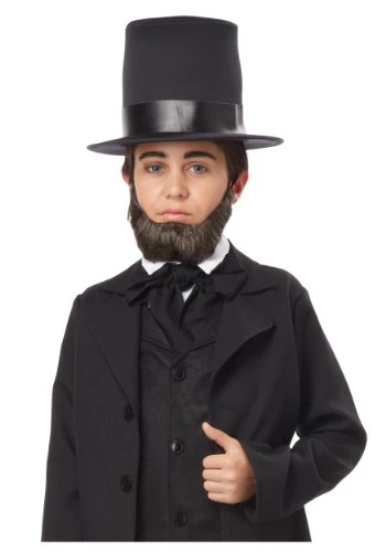 California Costumes Child Honest Abe Beard 3 California Costumes Child Honest Abe Beard