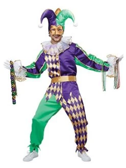 Men's Mardi Gras Jester Costume