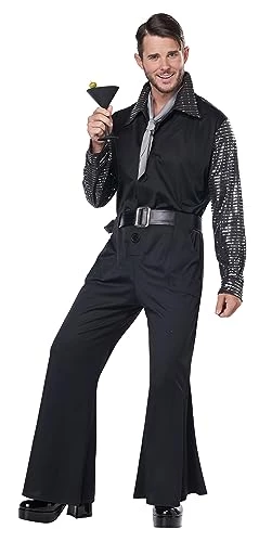 California Costumes Flashy 70's Style Jumpsuit Adult Costume