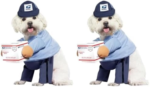 Dog Mail Carrier Costume USPS Medium 9 Dog Mail Carrier Costume USPS Medium - Image 7