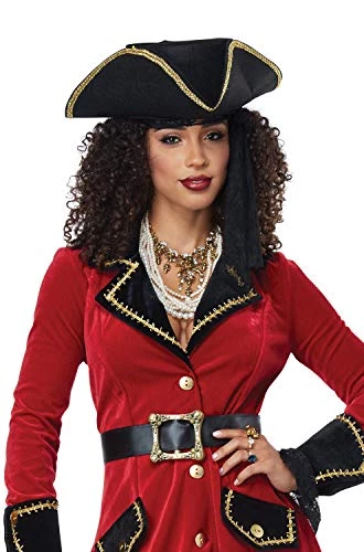 California Costumes Women's High Seas Heroine - Adult Costume Adult Costume, Red/Black, Medium 4 California Costumes Women's High Seas Heroine - Adult Costume Adult Costume, Red/Black, Medium - Image 2
