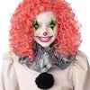 California Costumes Glow In The Dark Bright Red Curly Clown Wig Standard -California Costume Collections Shop 41g6xTIUzL