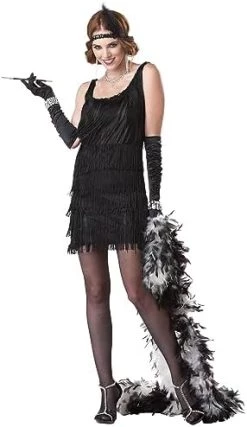 California Costumes Women's Fashion Flapper Plus Size Costume 13 California Costumes Women's Fashion Flapper Plus Size Costume -California Costume Collections Shop 41gPmChMhhL. AC