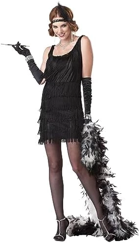 California Costumes Women's Fashion Flapper Plus Size Costume 8 California Costumes Women's Fashion Flapper Plus Size Costume - Image 6