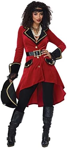 California Costumes Women's High Seas Heroine - Adult Costume Adult Costume, Red/Black, Medium 6 California Costumes Women's High Seas Heroine - Adult Costume Adult Costume, Red/Black, Medium - Image 4