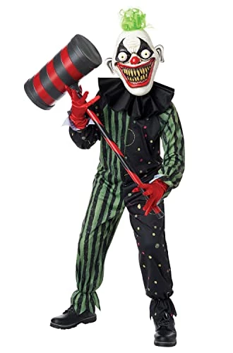 Boy's Crazy Eyed Clown Child Costume 3 Boy's Crazy Eyed Clown Child Costume