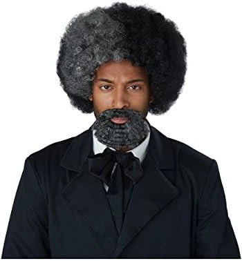 California Costumes Adult Frederick Douglass Wig And Goatee 5 California Costumes Adult Frederick Douglass Wig And Goatee - Image 3