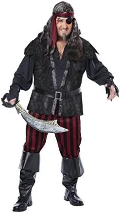 Mens Plus Size Ruthless Rogue Pirate Costume -California Costume Collections Shop 41lJUSinZ9L. AC