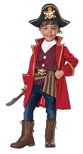 Boy's Cap'n Shorty Toddler Pirate Costume 3 Boy's Cap'n Shorty Toddler Pirate Costume