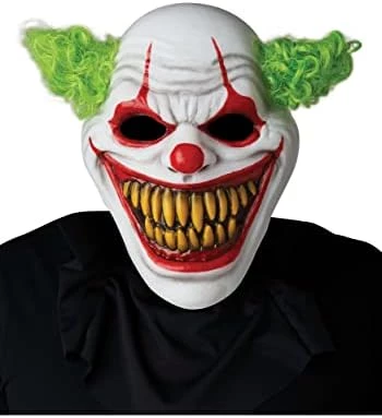 California Costumes Adult Ha Ha Homicidal Light Up Clown Mask Standard 5 California Costumes Adult Ha Ha Homicidal Light Up Clown Mask Standard - Image 3