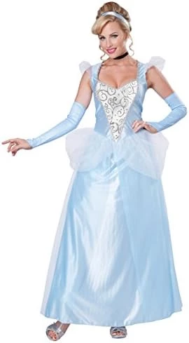 California Costumes Women's Plus-Size Classic Cinderella Long Dress Gown 4 California Costumes Women's Plus-Size Classic Cinderella Long Dress Gown - Image 2