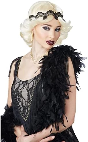 California Costumes Women's 20S Glitz And Glamour Wig And Headband 6 California Costumes Women's 20S Glitz And Glamour Wig And Headband - Image 4