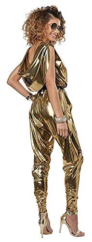 California Costumes Women's 70’S Glitz N Glamour - Adult Costume Adult Costume, Gold, Small 5 California Costumes Women's 70’S Glitz N Glamour - Adult Costume Adult Costume, Gold, Small - Image 3