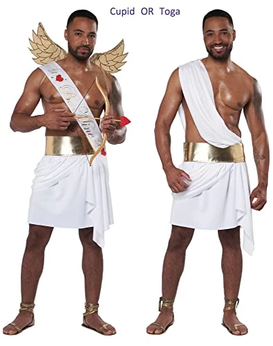 California Costumes Cupid Toga For Men Adult Costume 3 California Costumes Cupid Toga For Men Adult Costume
