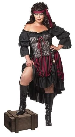 Plus Size Pirate Wench Costume