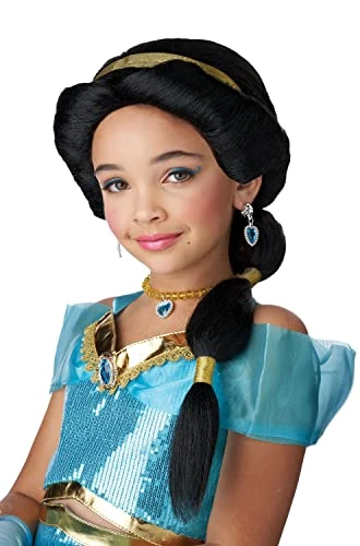California Costumes, Arabian Princess Wig, Black 6 California Costumes, Arabian Princess Wig, Black - Image 4