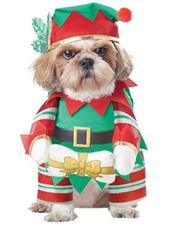 Elf Pup Dog Costume Large