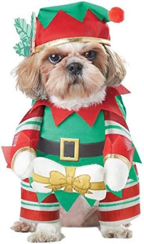Elf Pup Dog Costume Large 4 Elf Pup Dog Costume Large - Image 2