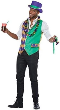 California Costumes Adult Mardi Gras Vest Kit 7 California Costumes Adult Mardi Gras Vest Kit -California Costume Collections Shop 41wObdL8cZL. AC