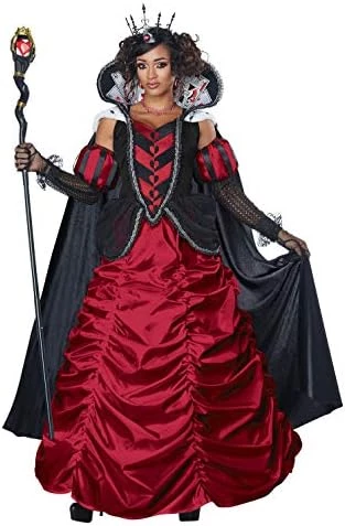 California Costumes Women's Dark Queen Of Hearts - Adult Costume Adult Costume, Wine/Black, Small 7 California Costumes Women's Dark Queen Of Hearts - Adult Costume Adult Costume, Wine/Black, Small - Image 5