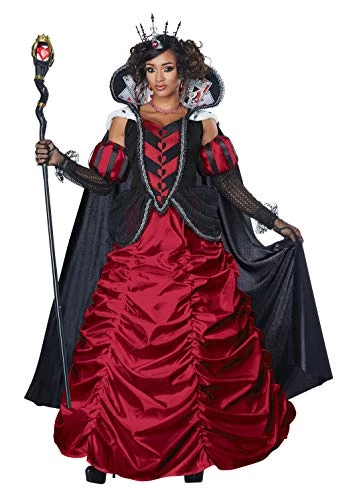 California Costumes Women's Dark Queen Of Hearts - Adult Costume Adult Costume, Wine/Black, Small 3 California Costumes Women's Dark Queen Of Hearts - Adult Costume Adult Costume, Wine/Black, Small