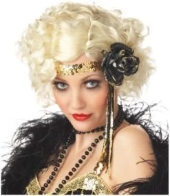California Costumes Jazz Wig - Blonde -California Costume Collections Shop 41xQ8vrvpeL. AC