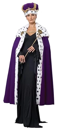 California Costumes Royal Cape & Crown Adult Costume Kit (Purple)