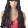 California Costumes Women's Serpentine Wig,Black,One Size -California Costume Collections Shop 41yABIRqUDL