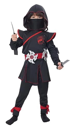 Girl's Lil' Ninja Girl Costume 4 Girl's Lil' Ninja Girl Costume - Image 2