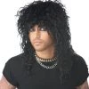 California Costumes Men's Headbanger Wig,Black,One Size 2 California Costumes Men's Headbanger Wig,Black,One Size -California Costume Collections Shop 511kl5CgQL