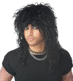 California Costumes Men's Headbanger Wig,Black,One Size