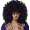 California Costumes Men's Super Jumbo Afro Wig,Black,One Size
