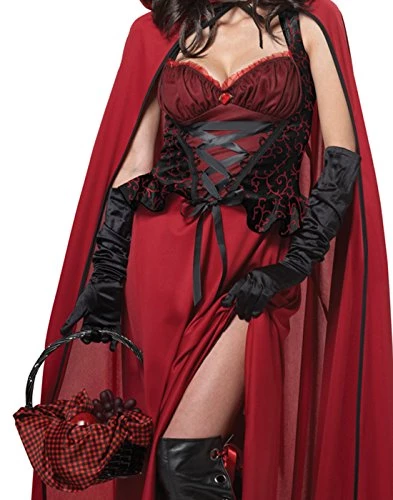 Dark Red Riding Hood Costume 4 Dark Red Riding Hood Costume - Image 2