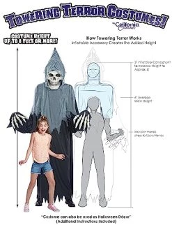 Towering Terror Vampire Costume For Adults -California Costume Collections Shop 51C5DJeZvYL