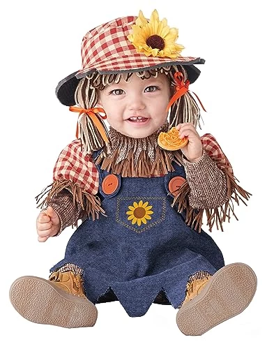 Lil' Cute Scarecrow Baby Infant Halloween Costume 3 Lil' Cute Scarecrow Baby Infant Halloween Costume