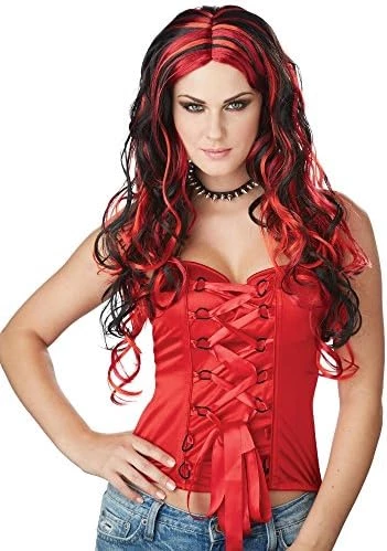 California Costumes Women's Multicolor Wig 5 California Costumes Women's Multicolor Wig - Image 3