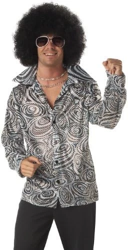 California Costumes Men's Groovy Disco Shirt Costume 7 California Costumes Men's Groovy Disco Shirt Costume - Image 5