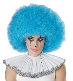 California Costumes Blue Jumbo Afro Wig Standard