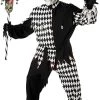 California Costumes Men's Plus Size- Black Evil Jester, Black/White, PLUS (48-52) Costume -California Costume Collections Shop 51KeYzMDKOL