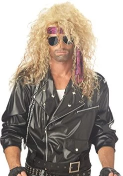 California Costumes Men's Heavy Metal Rocker Wig
